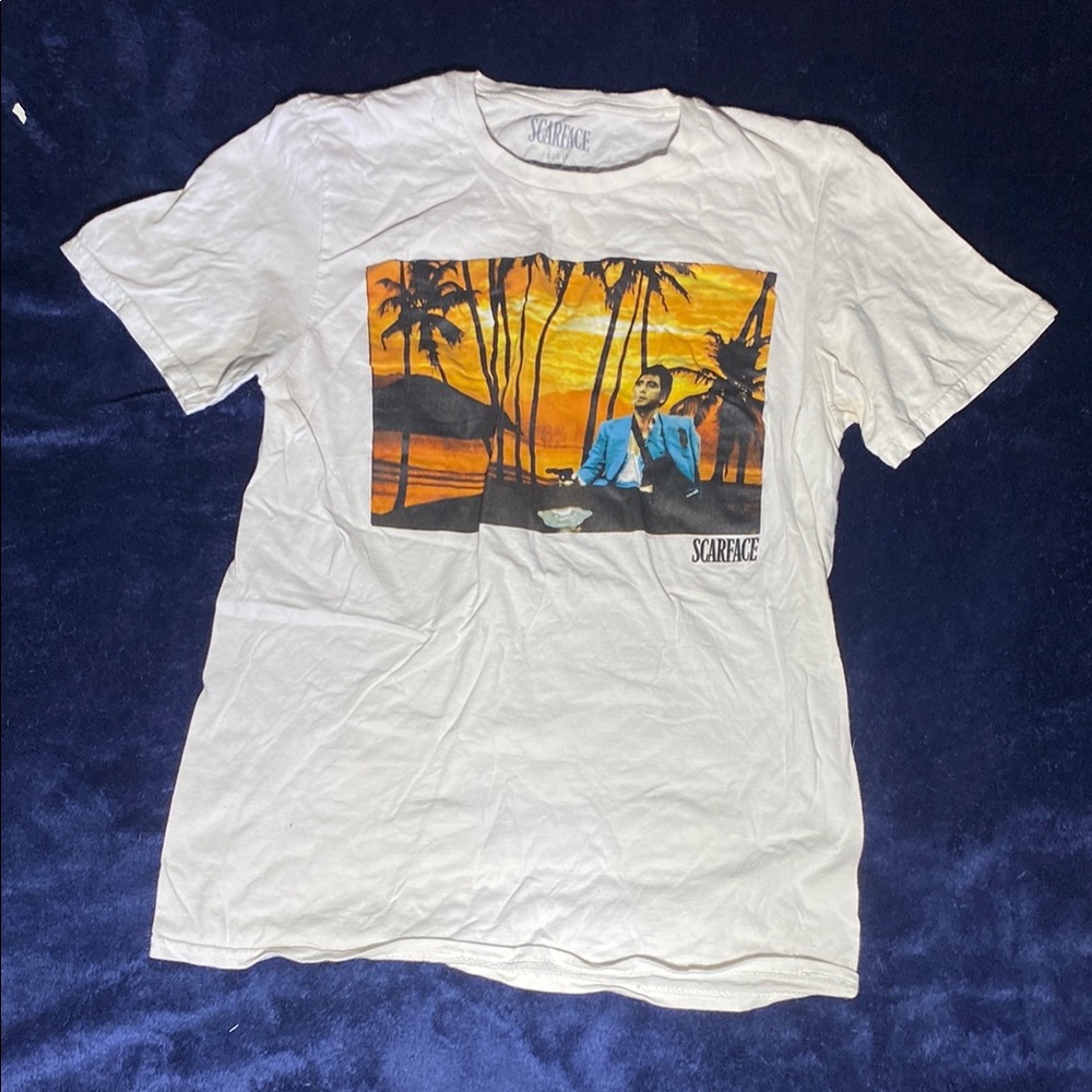 Scarface Graphic Tee - White
